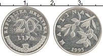 Продать Монеты Хорватия 20 лип 1995 Сталь покрытая никелем