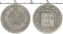 Продать Монеты Венесуэла 5 сентим 1971 Медно-никель