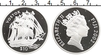 Продать Монеты Фиджи 10 долларов 2002 Серебро