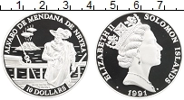 Продать Монеты Соломоновы острова 10 долларов 1991 Серебро