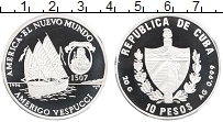 Продать Монеты Куба 10 песо 1996 Серебро
