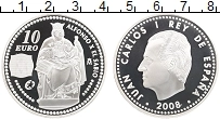 Продать Монеты Испания 10 евро 2008 Серебро