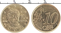 Продать Монеты Греция 10 евроцентов 2004 Латунь