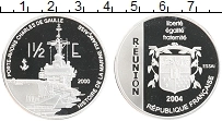 Продать Монеты Реюньон 1 1/2 евро 2004 Серебро