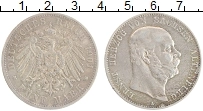 Продать Монеты Саксе-Альтенбург 5 марок 1901 Серебро