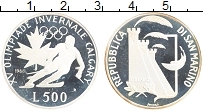 Продать Монеты Сан-Марино 500 лир 1988 Серебро
