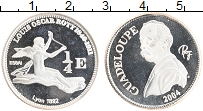 Продать Монеты Гваделупа 1/4 евро 2004 Серебро