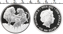 Продать Монеты Ниуэ 1 доллар 2022 Серебро