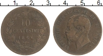 Продать Монеты Италия 10 чентезимо 1867 Медь