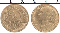 Продать Монеты Франция 50 сантим 1964 Медно-никель