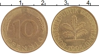Продать Монеты ФРГ 10 пфеннигов 1995 Медно-никель