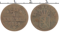 Продать Монеты Гессен 1/4 крейцера 1829 Медь