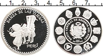 Продать Монеты Перу 1 соль 1997 Серебро