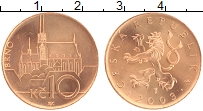 Продать Монеты Чехословакия 10 крон 1995 сталь с медным покрытием