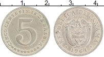 Продать Монеты Панама 5 сентесим 1961 Медно-никель