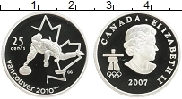Продать Монеты Канада 25 центов 2007 Серебро