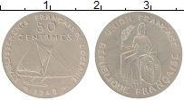 Продать Монеты Океания 50 сантим 1948 Медно-никель