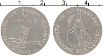 Продать Монеты Океания 1 франк 1948 Медно-никель