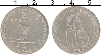 Продать Монеты Океания 2 франка 1948 Медно-никель