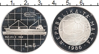 Продать Монеты Мальта 5 лир 1986 Серебро