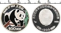 Продать Монеты Северная Корея 100 вон 1999 Серебро