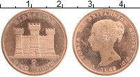 Продать Монеты Гибралтар 1 кварто 1842 Медь