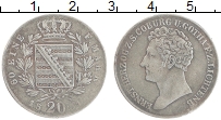 Продать Монеты Саксе-Кобург-Гота 20 крейцеров 1831 Серебро