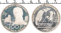 Продать Монеты Антарктика - Французские территории 100 франков 1992 Серебро