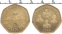 Продать Монеты Гаити 5 гурдес 1998 