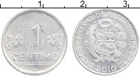 Продать Монеты Перу 1 сентим 2006 Алюминий