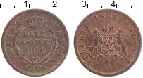 Продать Монеты Гаити 2 сантима 1850 Медь