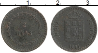 Продать Монеты Португальская Индия 5 рейс 1871 Медь