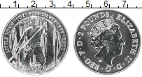 Продать Монеты Великобритания 2 фунта 2022 Серебро