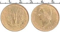 Продать Монеты Французская Западная Африка 25 франков 1956 