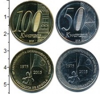 Продать Наборы монет Ангола Ангола 2015 2015 Медно-никель