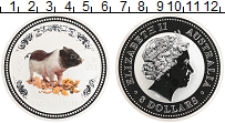 Продать Монеты Австралия 8 долларов 2007 Серебро