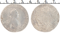 Продать Монеты 1762 – 1796 Екатерина II 1 рубль 1766 Серебро
