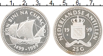 Продать Монеты Антильские острова 25 гульденов 1999 Серебро