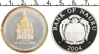 Продать Монеты Науру 10 долларов 2004 Серебро