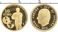 Продать Монеты Испания 20 евро 2010 Золото