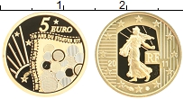 Продать Монеты Франция 5 евро 2011 Золото