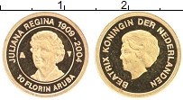 Продать Монеты Аруба 10 флоринов 2005 Золото