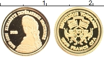 Продать Монеты Того 1500 франков 2012 Золото