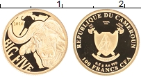 Продать Монеты Камерун 100 франков 2016 Золото