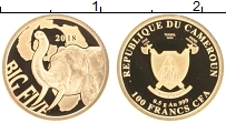 Продать Монеты Камерун 100 франков 2018 Золото