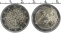 Продать Монеты Латвия 2 евро 2022 Биметалл