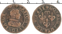 Продать Монеты Франция 2 торнуа 1635 Медь