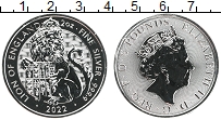 Продать Монеты Великобритания 5 фунтов 2022 Серебро