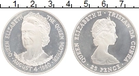 Продать Монеты Тристан-да-Кунья 25 пенсов 1980 Серебро