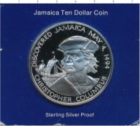 Продать Монеты Ямайка 10 долларов 1975 Серебро